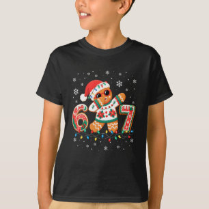Camiseta Pan de Jengibre Divertido Seis Siete 67 Dando Toqu