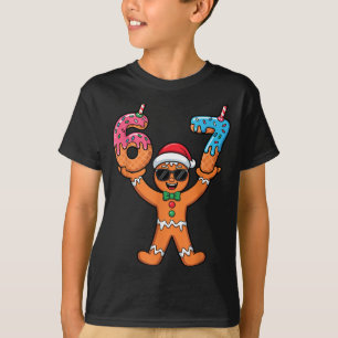 Camiseta Pan de Jengibre Divertido Seis Siete Meme Navidad