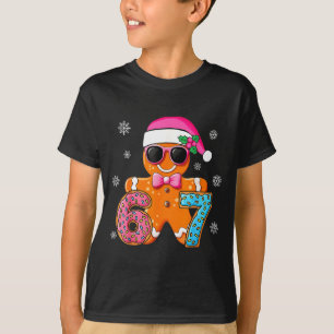 Camiseta Pan de Jengibre Seis Siete 67 Meme 6 7 Divertida N