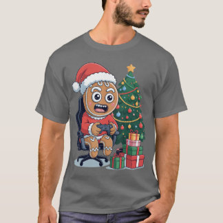 Camiseta Pan de jengibre sentado en silla de gaming árbol d