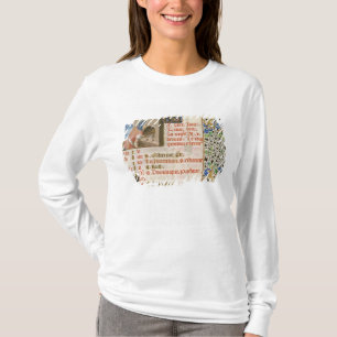 Camiseta Pan de la hornada, de un libro de horas