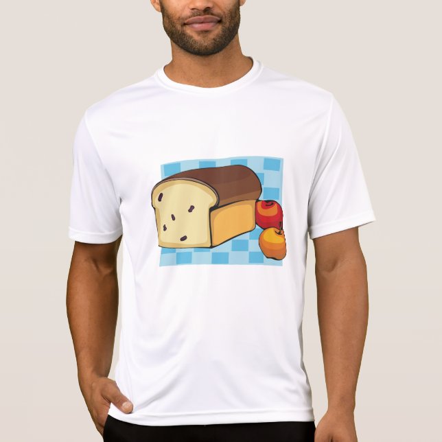 Camiseta Pan de pasas y manzanas rojas (Anverso)