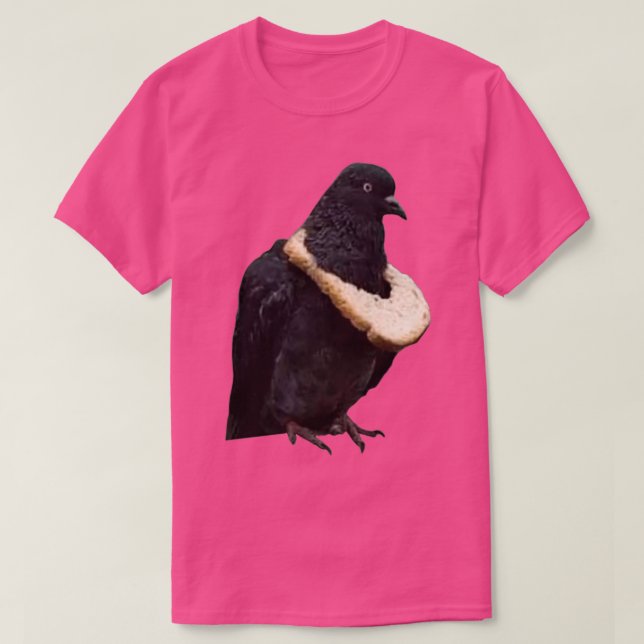 Camiseta Pan de pichón negro (Diseño del anverso)