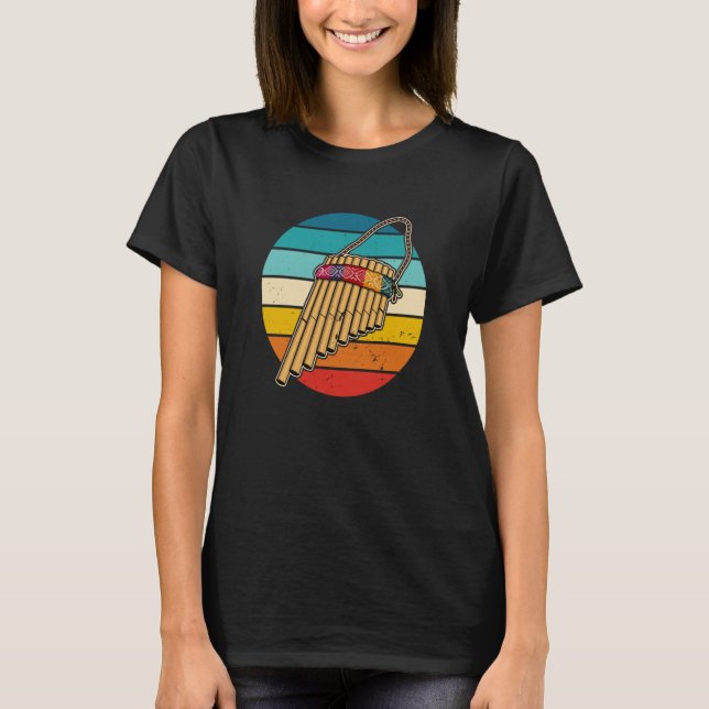 Camiseta Pan Flute Musical Instrument  18 (Anverso)