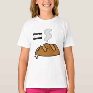Camiseta Pan Fresco Ilustración de Panadería Adorable Ama