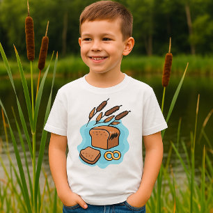 Camiseta Pan Integral Rústico Comida de Granja