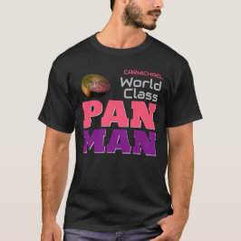 Camiseta Pan Man de clase mundial sobre negro