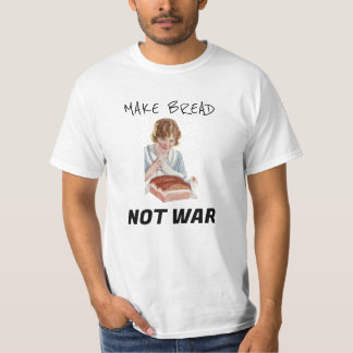 Camiseta Pan No Guerra agota la riqueza costo Retro