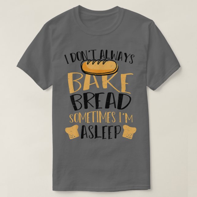 Camiseta Pan No siempre hago pan a veces (Diseño del anverso)