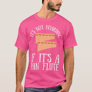 Camiseta Pan Pipe Instrumento Perú Flauta de madera