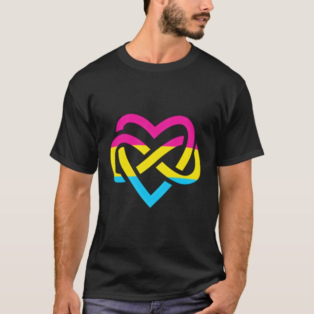 Camiseta Pan Poly Orgullo Poliamorio Orgullo Infinito Pan (Anverso)