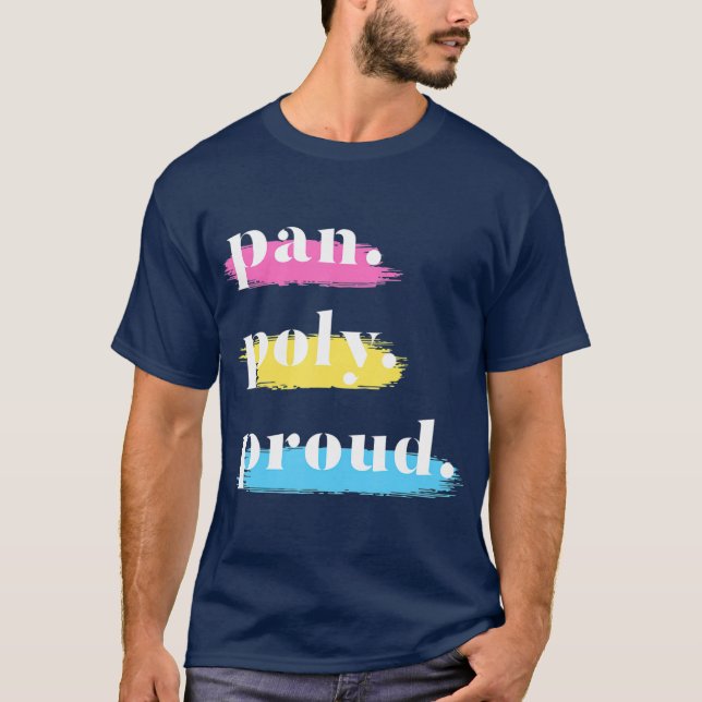 Camiseta Pan Poly Orgulloso Pansexual (Anverso)