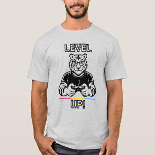 Camiseta Pan Pride Gaymer Tiger Level Up - Camiset