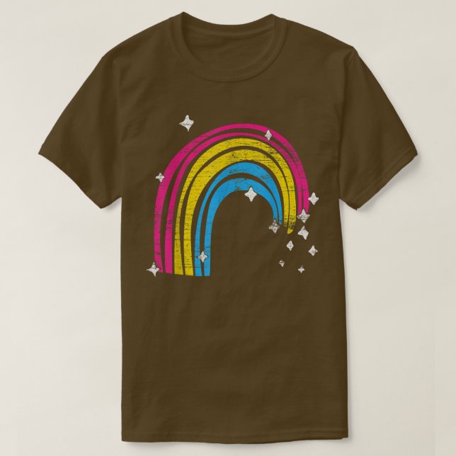 Camiseta Pan Pride Mes Bandera Panseual Arcoiris LGBTQ Pans (Diseño del anverso)