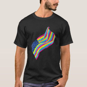 Camiseta Pan Pride Mes Pansexualidad Bandera Ee. Uu. Iguald