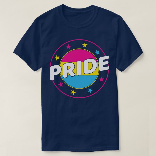 Camiseta Pan Pride Pansexual Orgullo LGBTQ (Diseño del anverso)