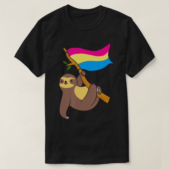 Camiseta Pan Pride Sloth Panseual (Diseño del anverso)