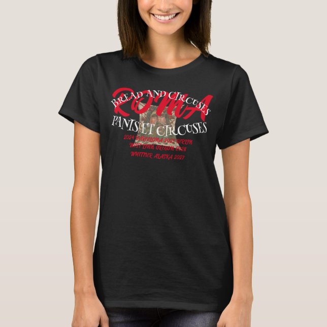 CAMISETA PAN Y CIRCOS ROMA WEST LINN OREGON (Anverso)