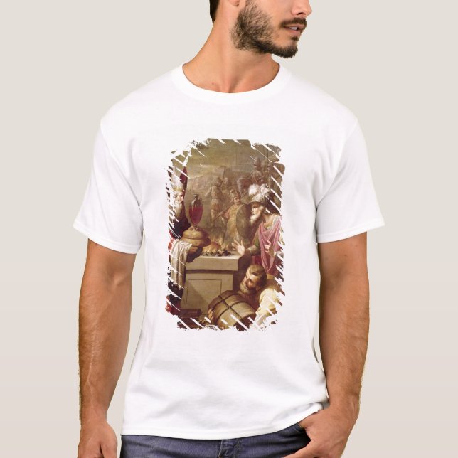 Camiseta Pan y vino de ofrecimiento de Melchizedek (Anverso)