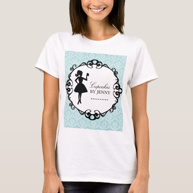 Camiseta Panadería con clase T'Shirt de la silueta de la (Anverso)