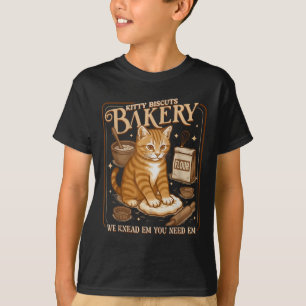 Camiseta Panadería de galletas de gatito divertida