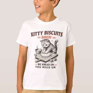 Camiseta Panadería de Galletas de Gatito Divertido