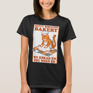 Camiseta Panadería de galletas de gatito gato divertido ama