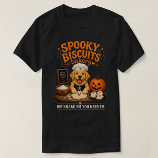 Camiseta Panadería de Galletas Espeluznantes Golden Retriev