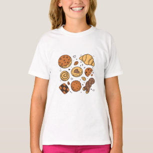 Camiseta Panadería de galletas y pan lindos