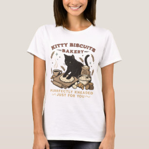 Camiseta Panadería de gatos Café gatito perfectamente amasa