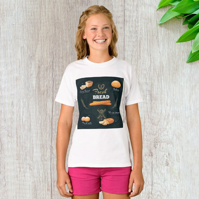 Camiseta Panadería de pan de artesano fresco Loaf Rolls Bag (Subido por el creador)