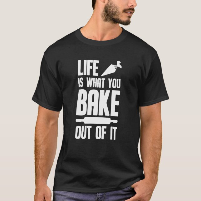 Camiseta Panadería De Panadería De Panadería - La Vida Es D (Anverso)