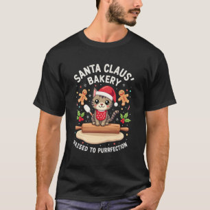 Camiseta Panadería de Santa Claus Amasada a Perfección Chri