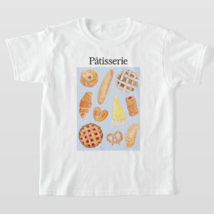 Camiseta Panadería Francesa Pastelería Pan Arte Comida