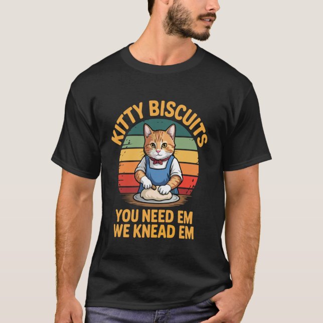 Camiseta Panadería Kitty Biscuits Nosotros Amasamos Los Nec (Anverso)