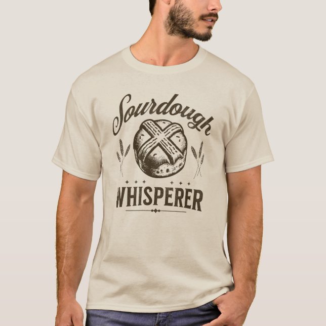 Camiseta Panadería Sourdough Whisperer Bread (Anverso)