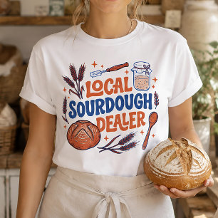 Camiseta Panadero de Masa Madre Local Panadero de Pan Vinta