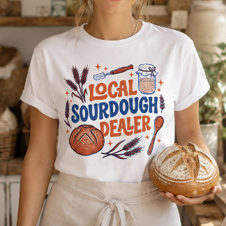 Camiseta Panadero de Masa Madre Local Panadero de Pan Vinta