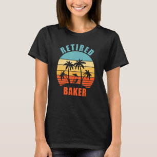 Camiseta Panadero Jubilado Divertido Hornear Feliz Jubilaci