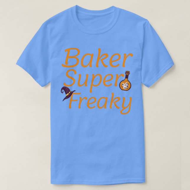 Camiseta panadero súper raro (Diseño del anverso)