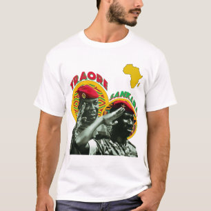 Camiseta Panafricana de Ibrahim Traoré y Thomas Sa
