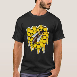 Camiseta Panal de abeja reina