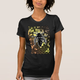 Camiseta Panal de la abeja geométrico