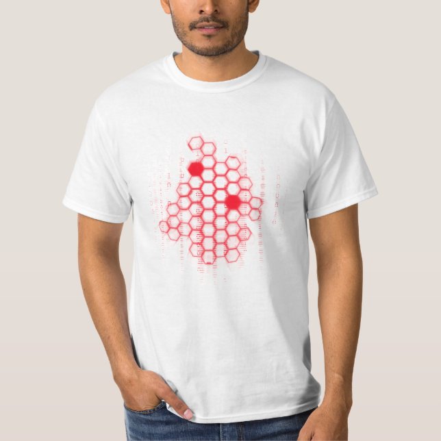 Camiseta Panal futurista (Anverso)