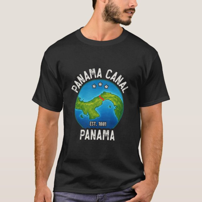 Camiseta Panama Canal Est.1881  (Anverso)
