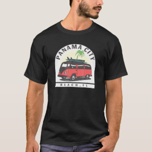 Camiseta Panamá City Beach Florida Surf Hippie Van