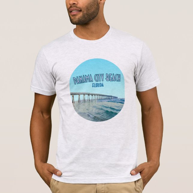 Camiseta Panamá City Beach Florida Vintage (Anverso)