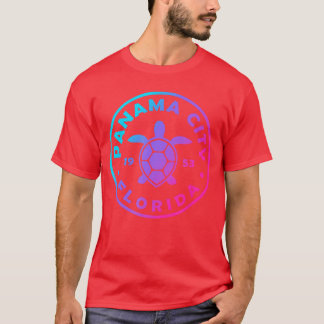 Camiseta Panama City Florida Tortuga Marina Tie Dye Vacacio