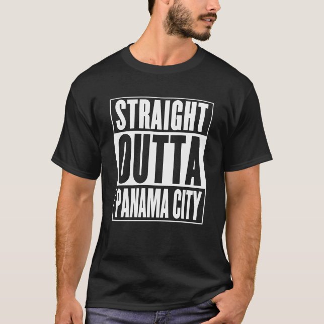 Camiseta Panama City  Straight Outta Panama City (Anverso)