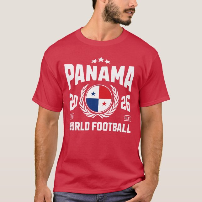 Camiseta Panamá Fútbol 2026 (Anverso)